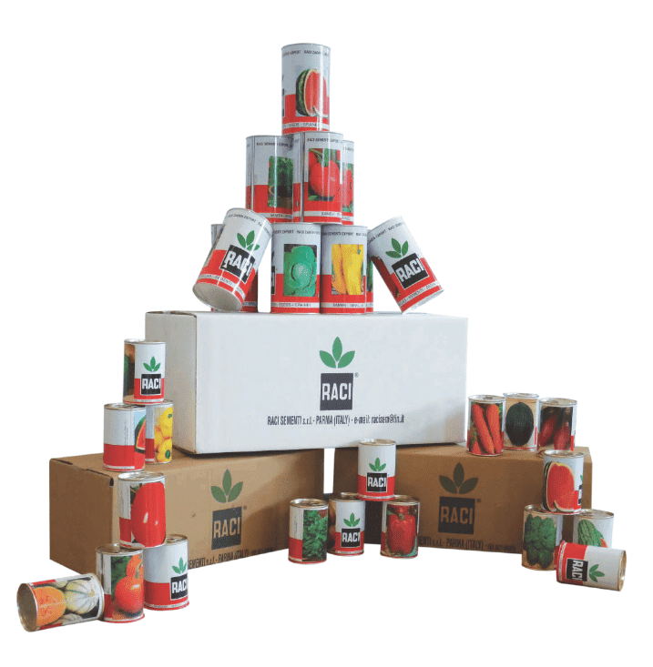 Raci sementi - Packaging barattolame